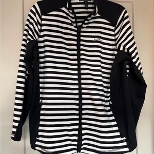 Lauren Ralph Lauren Black and White Striped Jacket